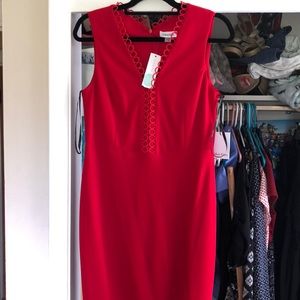 NWT Calvin Klein red dress